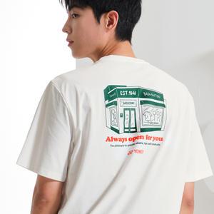 요넥스 배드민턴 오버핏 캐주얼 반팔 티셔츠 243TS048U