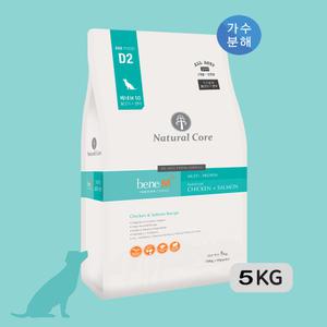 네츄럴코어 강아지 베네 M50 닭+연어 (작은알) 5.5kg (5kg+500g)