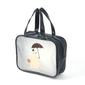[라일리] Rly 파우치 베어 반투명 28x22cm