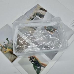 [라일리] Rly PVC 투명 방수 파우치 대형 화이트