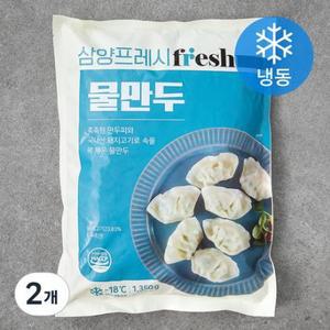 삼양 프레시 물만두 (냉동) 1350g, 2개 one option