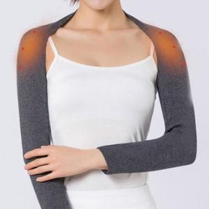 긴소매 라운드숄더워머 - 면기모 남녀공용 숄더넥