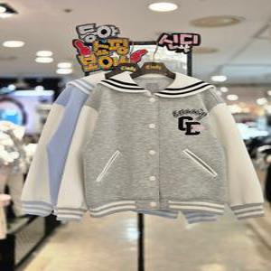 *신디키즈*여아@@2025년~~봄신상@@꾸안꾸 데일리룩 캐주얼룩 단정 깔끔한 세일러 카라 야구 점퍼CIJM25203-NC동아쇼핑점