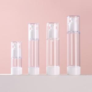 여행용 휴대용 화장품 파운데이션 소분 용기 에어리스 진공 펌프 스프레이 공병 15ml