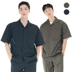 (체이스컬트) POCKET OPEN 카라 반팔 SHIRT/2Color