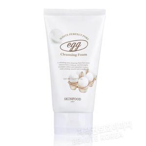 스킨푸드 에그 화이트 퍼펙트 포어 클렌징 폼 150ml_BT