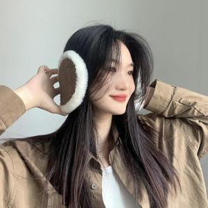 귀마개(초코브라운) 방한 뽀글뽀글