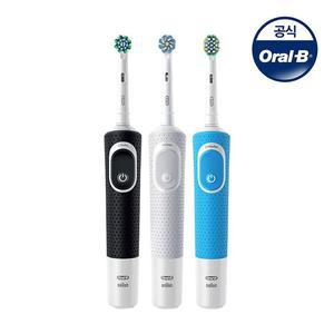 오랄비 전동칫솔 D100 바이탈리티(블랙/블루/화이트)
