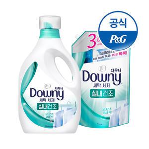 다우니 세탁세제 실내건조 1.9L본품/1.4L리필 모음