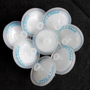직경 PTFE 25mm 멤브레인 수증기 분리 및 여 필터가있는 10pcs 0.20.45um 일회용 필터