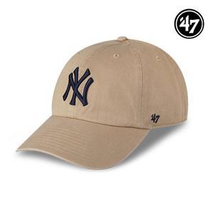 [47brand]47 브랜드 뉴욕양키스 MLB 남자 여성 엠엘비 볼캡 야구 모자 B-RGW17GWS-KH
