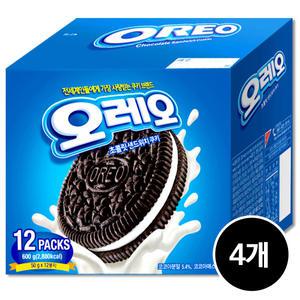 오레오 화이트크림, 600g, 4개