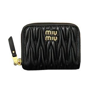 [명품] 25SS  마테라쎄 나파 가죽 지퍼 동전 지갑 / 블랙 5MM268 AFPP F0002