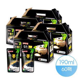 삼육두유 검은콩과 칼슘 두유 파우치 190ml x 60팩