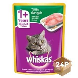 고양이 파우치 사료 어덜트 참치 80g 24P 습식 영양 (WFH37DF)