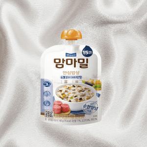 맘마밀이유식 안심밥상이유식 15개월 소불고기 가지진밥 맛있는 아기밥 140g 10개