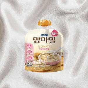 맘마밀이유식 안심 이유식 12개월 가리비와두부 파우치죽 100g 10개
