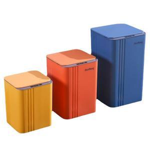 자동 휴지통 쓰레기통 30L 충전식 24x24x37cm 블루 20리터 인테리어