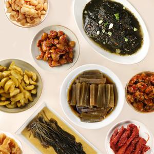 삼부자 장아찌 집반찬 500g 명이 산마늘 매실 울외 궁채 더덕 마늘 장아찌