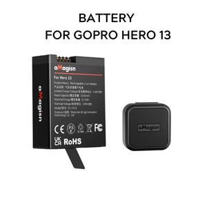 AMAGISN 고프로 히어로 13 배터리 팩 2100 mAh 대용량 엔듀로 전원 액세서리