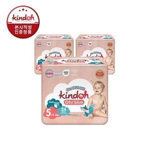 킨도 오슬림 가디언즈 팬츠 기저귀 5단계 특대형(9∼14kg) 24매x3팩