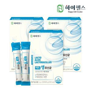[보리보리/하이헬스]락토 생유산균 2g x 30포 3박스