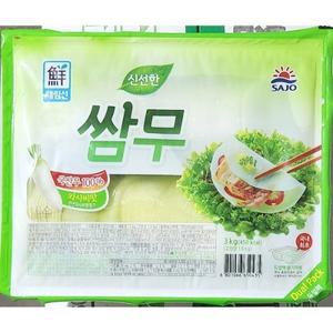쌈무 사조대림 냉장 와사비맛 3Kg 4개