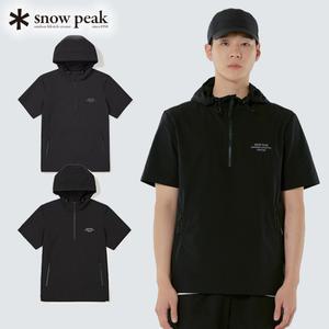 [롯데백화점]스노우피크 [최초가:159,000원] 프로 반팔 후드 아노락 S23MMTAN30 피크캠핑