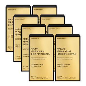 여에스더 맥주효모 비오틴 울트라 케어 5200 맥스14포X8박스