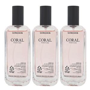 [공스킨] 공스킨 코랄 프래쉬 프루티 플로럴 퍼퓸 플로럴향 50ml 3개
