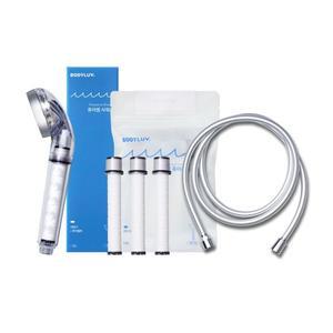 [바디럽][SET] 바디럽 퓨어썸 샤워기+튜브샤워호스(1.5M)+퓨어필터 1BOX(3개입)
