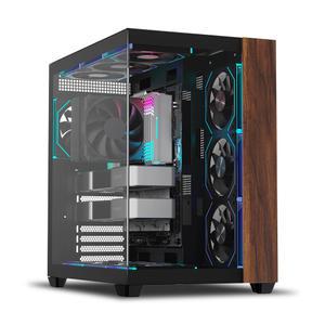 :마이크로닉스 WIZMAX 우드리안 MAX 컴퓨터 PC 케이스