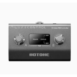 외부 풋스위치/익스프레션 페달을 적응하기 위한 CTRL/MIDI TRS 잭이 있는 Hotone Pulze Control 무선 MIDI