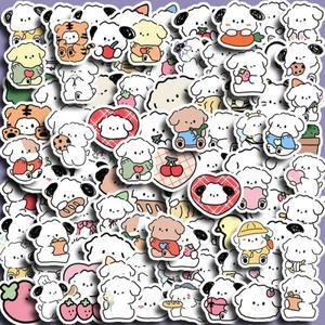 100pcs 귀여운 작은 개 동물 스티커 어린이 Diy 컴퓨터 장식 학생 편지지
