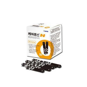 [태리]아이센스 케어센스N 시험지 50매 혈당 스트립 검사지 긴유효기간 당뇨 소모성 재료