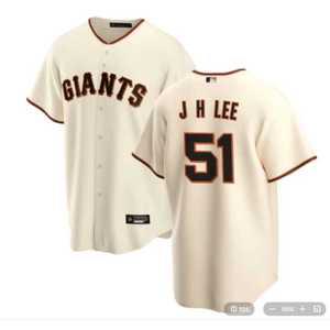 샌프란시스코 자이언츠 야구 유니폼 유소년 키즈 어린이 No. 51 J HLEE 이정후 정후
