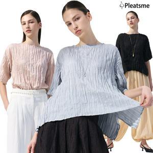 플리츠미 25SS 핸드크링클 블라우스 1종