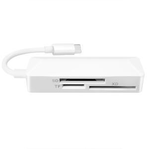 USB C 타입 카드 리더기 SDTF XD 3 IN 메모리 어댑터 허브 T5EE