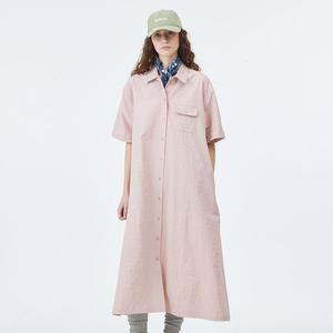 갤러리아 아웃도어프로덕츠 여성 우븐 써커 셔츠 원피스 WO136TDOPZ56