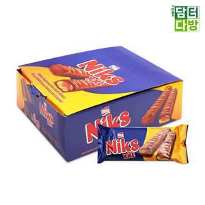 비파 닉스 XXL 50g 12개입 초코바 초콜렛 초코 간식 학교 사무실 학생 카라멜 군것질 당충전