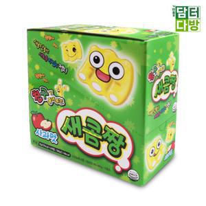 새콤짱 사과맛 35g 24개입 사과젤리 젤리 젤리스틱 추억의간식 과일젤리 아이들간식