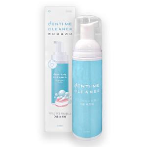 치아교정기 틀니세정제 플라그 및 얼룩제거 덴티미 클리너 의치세정제 폼타입 200ml
