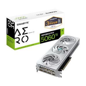 GIGABYTE 지포스 RTX 5060 Ti AERO OC D7 16GB 피씨디렉트-FA