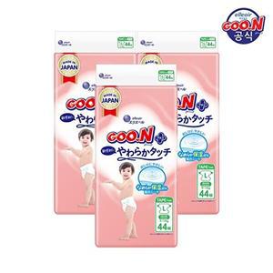 [군 기저귀] 플러스 소프트터치 밴드 대형(L) 44P x 3팩