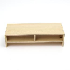 BEST 필오피스 모니터받침대(19.5x49.5x12.5cm)우드모니터 원목 선반 거치대 스탠드 컴퓨터