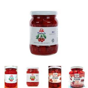 명진 마라시노 레드체리 375g 꼭지체리 다용도토핑/과일체리/생체리절임/채리/체리/체리통조림/체리병