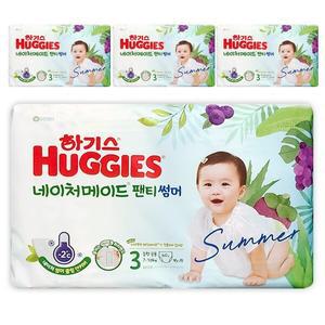 하기스 네이처메이드 썸머 팬티형 기저귀 3단계 팬티 중형 공용 240매