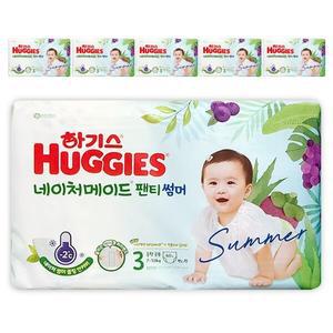 하기스 네이처메이드 썸머 팬티형 기저귀 3단계 팬티 중형 공용 360매