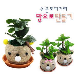 쉬운토피어리 망으로 만들기 토피어리재료 체험학습
