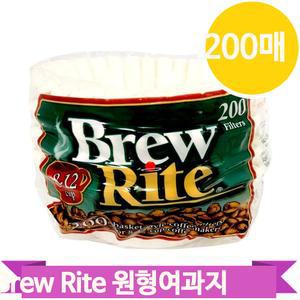 간편한 원형 주름여과지 200매 핸드드립 커피 필터